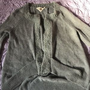 Anthropologie Cardigan Gray Small